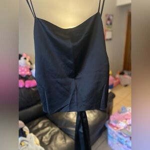 Knotted Backless Cami Top